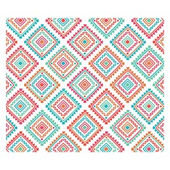 Ethnic Seamless Pattern Tribal Line Print African Mexican Indian Style Double Sided Flano Blanket (small)  by Vaneshart