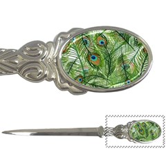 Peacock Feathers Pattern Letter Opener by Vaneshart