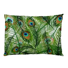 Peacock Feathers Pattern Pillow Case by Vaneshart