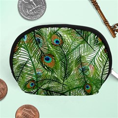 Peacock Feathers Pattern Accessory Pouch (medium) by Vaneshart