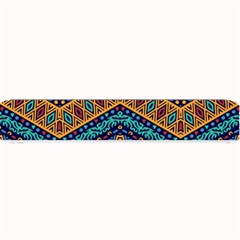 Full Color Pattern With Ethnic Ornaments Small Bar Mats by Vaneshart