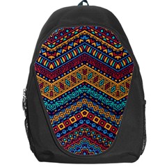 Full Color Pattern With Ethnic Ornaments Backpack Bag by Vaneshart