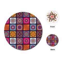 Mandala Pattern Playing Cards Single Design (round) by Vaneshart