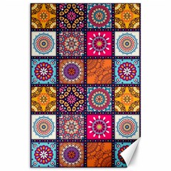 Mandala Pattern Canvas 24  X 36  by Vaneshart