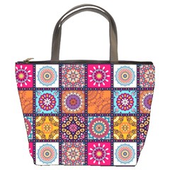 Mandala Pattern Bucket Bag by Vaneshart