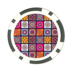 Mandala Pattern Poker Chip Card Guard (10 Pack) by Vaneshart