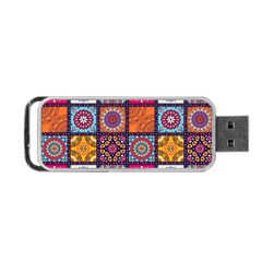 Mandala Pattern Portable Usb Flash (one Side) by Vaneshart