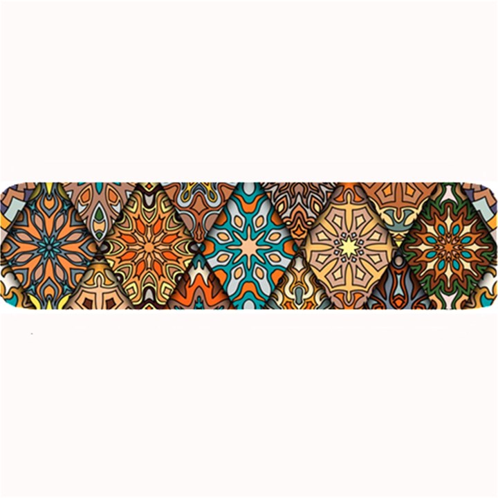 Colorful Vintage Seamless Pattern With Floral Mandala Elements Hand Drawn Background Large Bar Mats