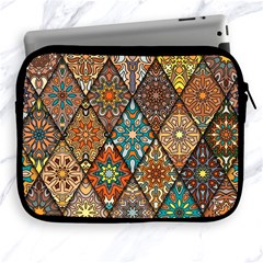 Colorful Vintage Seamless Pattern With Floral Mandala Elements Hand Drawn Background Apple Ipad 2/3/4 Zipper Cases by Vaneshart