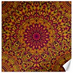 Mandala Vector Tribal Vintage Ethnic Seamless Pattern Print Canvas 12  x 12  11.4 x11.56  Canvas - 1