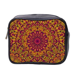 Mandala Vector Tribal Vintage Ethnic Seamless Pattern Print Mini Toiletries Bag (two Sides) by Vaneshart