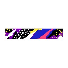 Colorful Abstract Waves Pattern Flano Scarf (mini) by teeziner