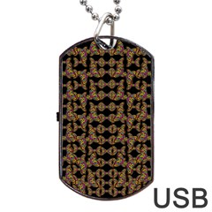 Butterflies In The Sky Giving Freedom Dog Tag Usb Flash (one Side) by pepitasart