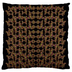 Butterflies In The Sky Giving Freedom Large Flano Cushion Case (one Side) by pepitasart