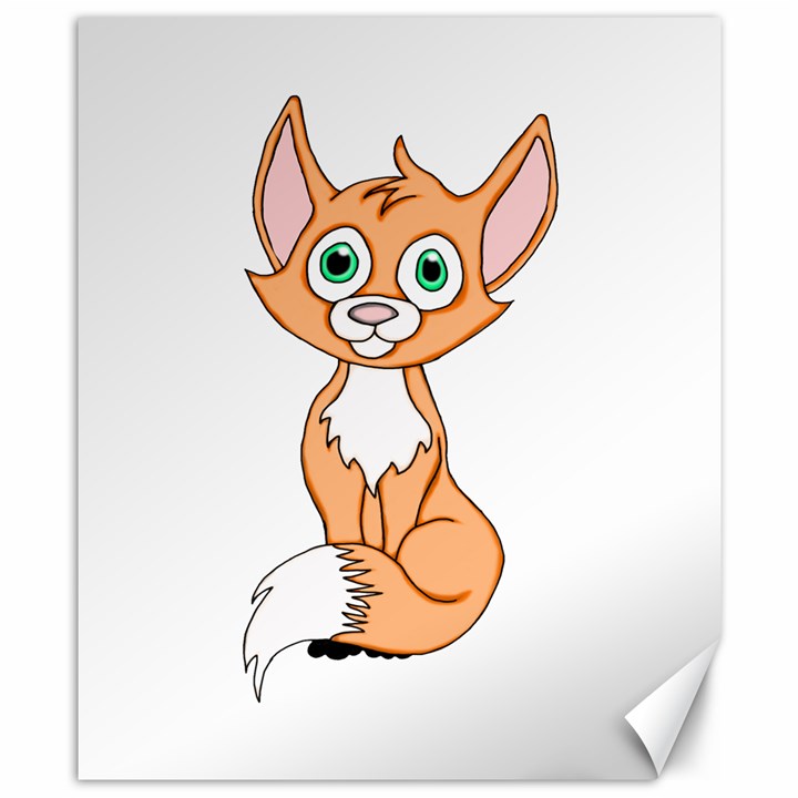 Foxy Roxy Canvas 8  x 10  (Unframed)