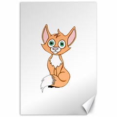 Foxy Roxy Canvas 20  X 30  (unframed) by retrotoomoderndesigns