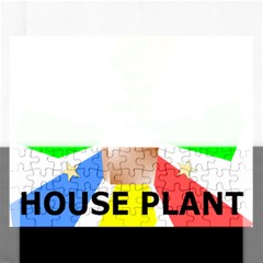 House Plant Rectangular Jigsaw Puzzl by okhismakingart