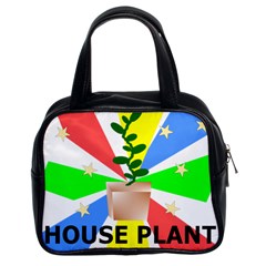 House Plant Classic Handbag (two Sides) by okhismakingart