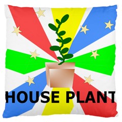 House Plant Large Cushion Case (one Side) by okhismakingart