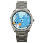 Patokip Sport Metal Watch Front