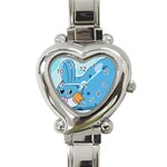 Patokip Heart Italian Charm Watch Front