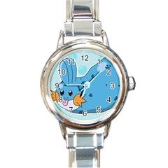 Patokip Round Italian Charm Watch by Mudd7Gamin9