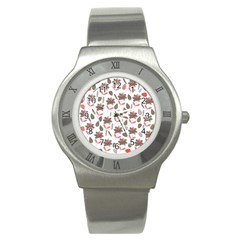 Zappwaits Flowers Stainless Steel Watch by zappwaits