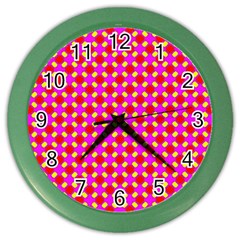 New Arrivals-b-3 Color Wall Clock by ArtworkByPatrick