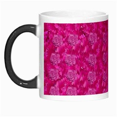 Roses And Roses A Soft Flower Bed Ornate Morph Mugs by pepitasart