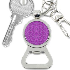 Roses And Roses A Soft  Purple Flower Bed Ornate Bottle Opener Key Chain by pepitasart