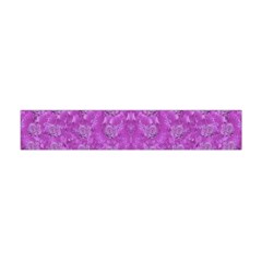 Roses And Roses A Soft  Purple Flower Bed Ornate Flano Scarf (mini) by pepitasart