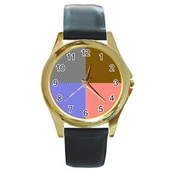 Circles Round Gold Metal Watch by impacteesstreetweareight