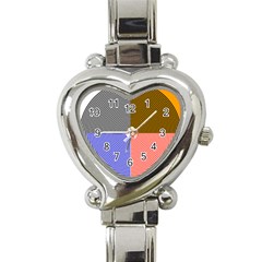 Circles Heart Italian Charm Watch by impacteesstreetweareight