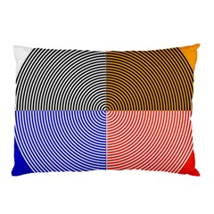 Circles Pillow Case by impacteesstreetweareight