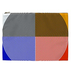 Circles Cosmetic Bag (xxl) by impacteesstreetweareight