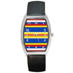 Design 569 Barrel Style Metal Watch Front