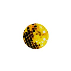 Golden Disco Ball 1  Mini Buttons by essentialimage