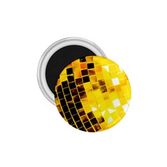 Golden Disco Ball 1 75  Magnets by essentialimage