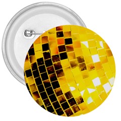 Golden Disco Ball 3  Buttons by essentialimage