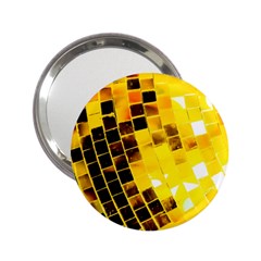 Golden Disco Ball 2 25  Handbag Mirrors by essentialimage