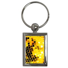 Golden Disco Ball Key Chain (rectangle) by essentialimage