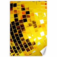 Golden Disco Ball Canvas 24  X 36  by essentialimage