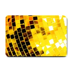 Golden Disco Ball Small Doormat  by essentialimage