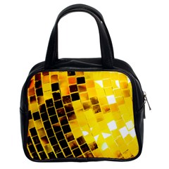 Golden Disco Ball Classic Handbag (two Sides) by essentialimage