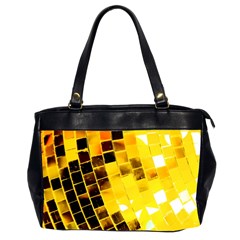 Golden Disco Ball Oversize Office Handbag (2 Sides) by essentialimage