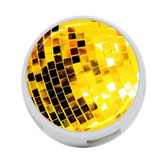 Golden Disco Ball 4-port Usb Hub (one Side) by essentialimage