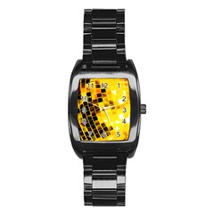 Golden Disco Ball Stainless Steel Barrel Watch by essentialimage