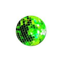 Green Disco Ball Golf Ball Marker (4 Pack) by essentialimage