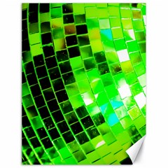 Green Disco Ball Canvas 18  X 24  by essentialimage