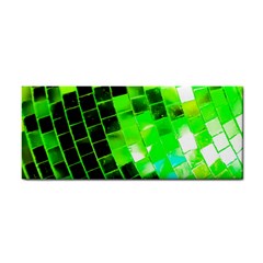 Green Disco Ball Hand Towel by essentialimage